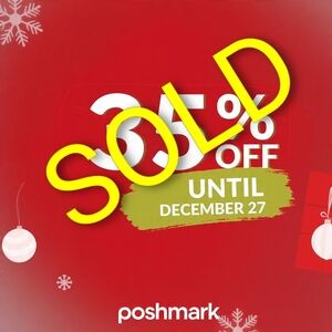 Red Holiday Sale Poster